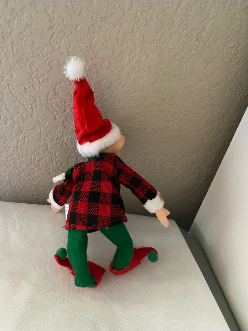 Elf on The Shelf Doll Ornament Rubber Face Bendable Arms Legs 2018 Hat 7